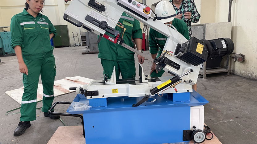 CUNG CẤP MÁY CƯA SẮT CHO NHÀ MÁY ĐẠM NINH BÌNH